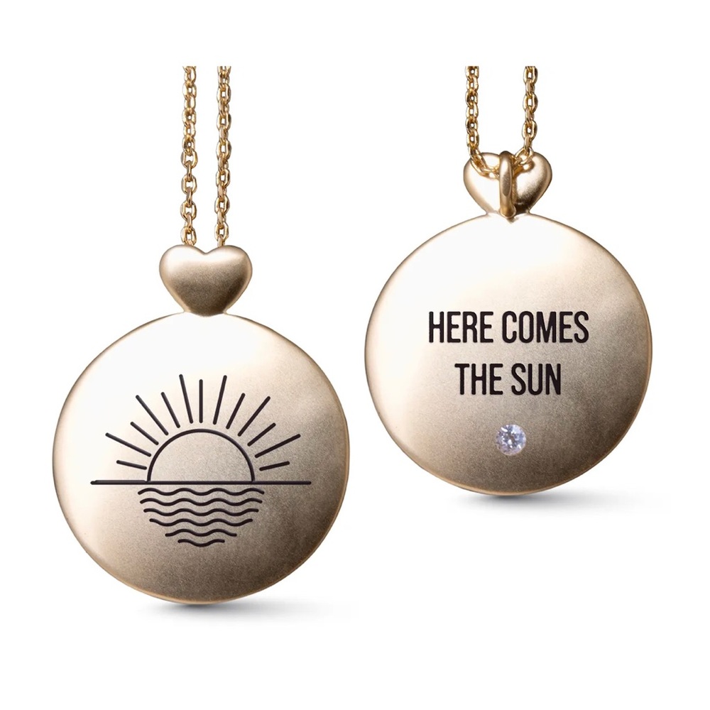 Sunrise - Here comes the sun necklace